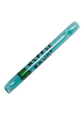 Piteira de Vidro Hippie Bong Verde Esmeralda 5mm