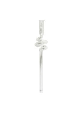 Piteira de Vidro Longa Espiral