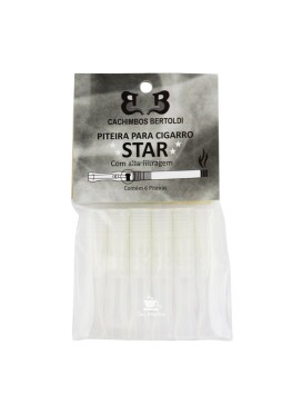 Piteira Star Descartável Bertoldi C/ 6un