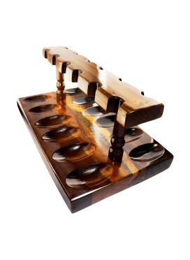 Porta Cachimbo em Madeira Para 12un