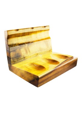 Porta Cachimbos em Madeira P/ 3un