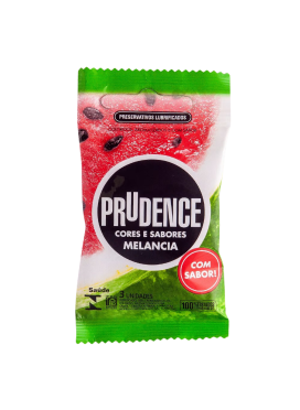 Preservativo Prudence Melancia c/ 3 un.