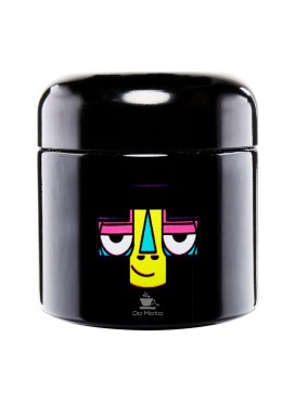 Pote de Vidro Puffiz Preto 100ml