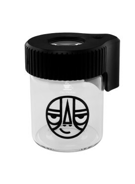 Pote de Vidro Com Lupa e Led Puffiz