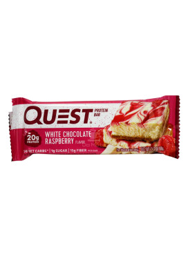 Barra de Proteína Quest White Chocolate & Raspberry