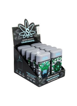 Caixa de Isqueiro Maçarico Sadhu Bud Cinza C/10un