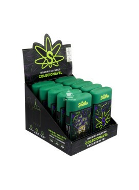 Caixa de Isqueiro Maçarico Sadhu Cyber ​​Verde C/10un