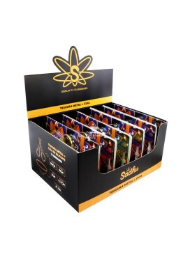 Caixa de Kit Tesoura de Metal + Cuia Sadhu C/12