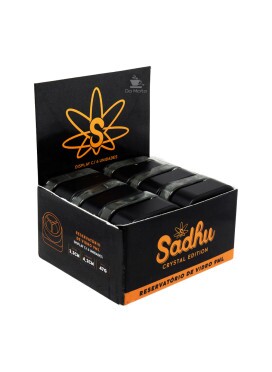 Caixa de Slick Vidro Sadhu Transparente 9ml C/3 Divisórias