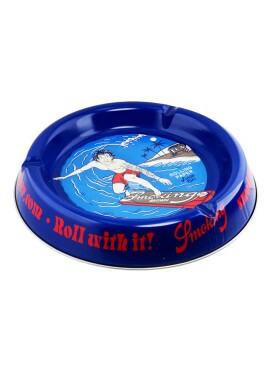 Cinzeiro de Metal Smoking Surf