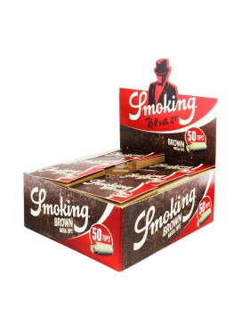Caixa de Piteira Smoking Brown Mega Tps 