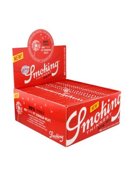 Caixa de Seda Smoking Thinnest King Size