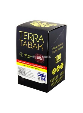 Caixa de Terra Tabak Brown C/ Filtro 6mm C/ 100 un