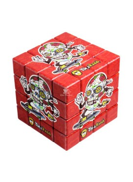 Dichavador Cubo Mágico Tokahauú-Vermelho