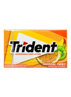 Chiclete Importado Trident Tropical Twist