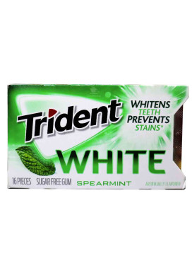Chiclete Trident Importado White Spearmint *Zero Açúcar* 