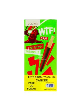 Cigarrilha WTF Big'n Tipsy Cray Maça Verde c/ 5un