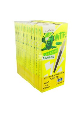 Pacote de Cigarrilha WTF Big'n Tipsy Cray Squad Limão