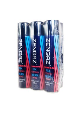 Pack de Gás Butano Zengaz 7x Refinado e 12x Filtrado