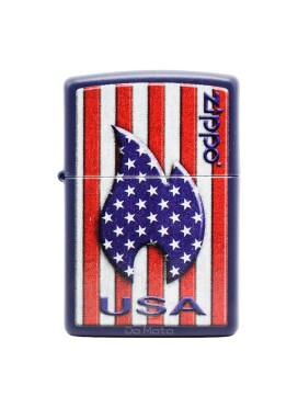 Isqueiro Zippo Patriotic Flame Design
