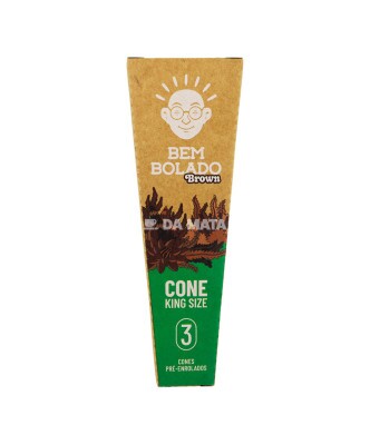 Cone Bem Bolado Brown King Size 3un