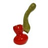 Pipe Bubbler Cultura Dab vermelho