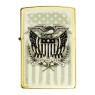 Isqueiro Zippo American Eagle Design 46230 de frente tabacaria da mata