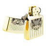 Isqueiro Zippo American Eagle Design 46230 de lado aberto tabacaria da mata