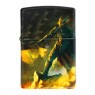 Isqueiro Zippo Kinght And Dragon Design 46284 de frente tabacaria da mata