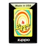 Isqueiro Zippo Swirls Design 46570 de frente na embalagem tabacaria da mata