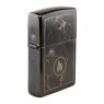 Isqueiro Zippo Marble Flame Design 46571 de lado tabacaria da mata