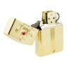 Isqueiro Zippo Sword Design 46737 de frente aberto tabacaria da mata