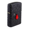Isqueiro Zippo Diamond Pattern 46756 de lado tabacaria da mata