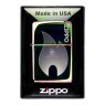Isqueiro Zippo Flame Design 48978 de frente na caixinha tabacaria da mata