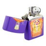Isqueiro Zippo Crown Royal Lighter Gift Set 49661 de lado aberto tabacaria da mata