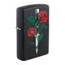 Isqueiro Zippo Rose Dagger Tattoo Design 49778 de lado tabacaria da mata