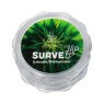Dichavador de Policarbonato Suave Weed Green