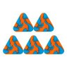 Kit de 5 Slick Squadafum Triangular Laranja e Azul 13ml 
