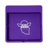 Cinzeiro de Silicone Silly Dog Grande Quadrado roxo