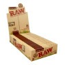 embalagem da Seda Raw Organic Hemp 1 1/4 aberta