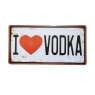 Placa Decorativa I Love Vodka