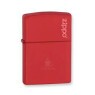  Zippo Navy Matte Vermelho