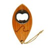 Abridor de Garrafa Wood Burning Wave