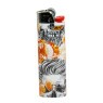 Isqueiro Bic Skull Colors Laranja