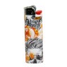  Isqueiro Bic Skull Colors laranja
