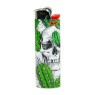 Isqueiro Bic Skull Colors-Verde
