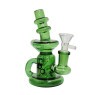 Bong Recycler Cultura Dab 15cm verde