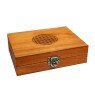 Box Glass Wood Burning Flor da Vida