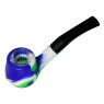 Pipe de Silicone c/ Bowl de Vidro