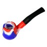 Pipe de Silicone c/ Bowl de Vidro